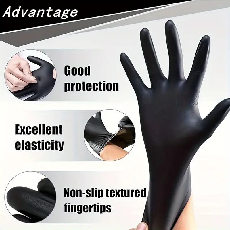 20PCS Black Disposable Nitrile - đánh giá và giá Nitrile Mechanic Glove