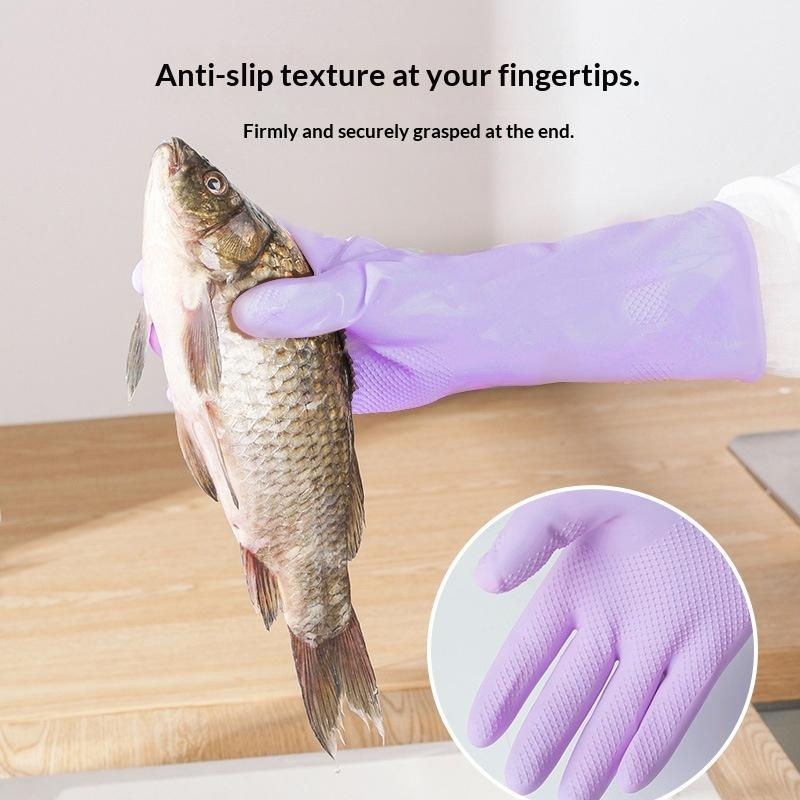 1Pair Latex Household Cleaning - đánh giá và giá Dish Glove Rubber